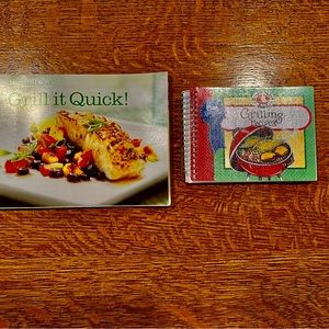 Pampered Chef and Gooseberry Patch Grilling Cookbooks